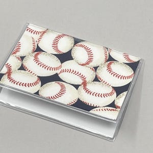 Mini billetera tipo tarjetero de béisbol