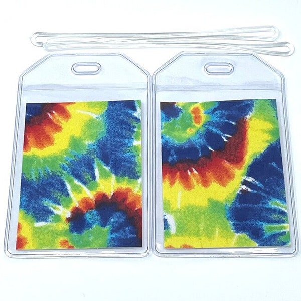 Luggage Tags Set of 2 Tie Dye