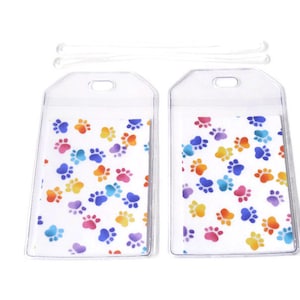 Bagage Tags Set van 2 Hondenpoten