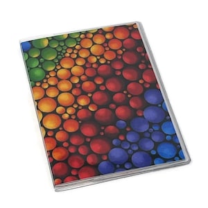 Passport Cover Rainbow Dots