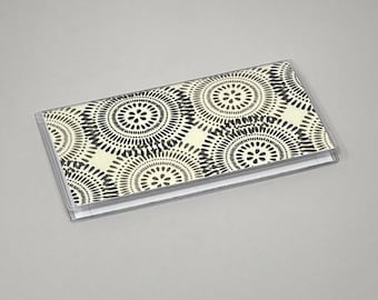 Checkbook Cover Fanfare Graphite