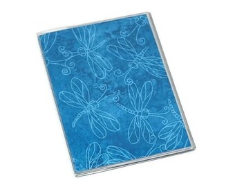 Passport Cover Turquoise Dragonfly