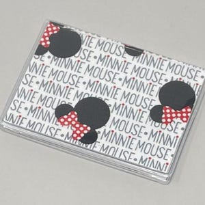 Mini billetera con tarjetero de Minnie Mouse