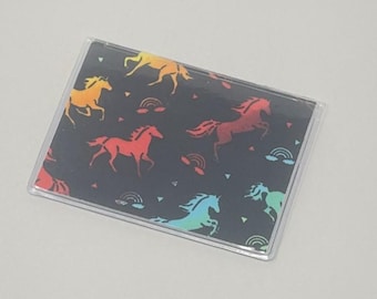 Porta carte Mini Portafoglio Unicorni Arcobaleno