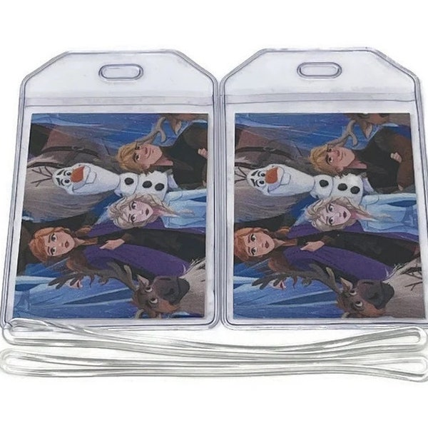 Luggage Tags Set of 2 Frozen Characters