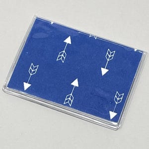 Card Case Mini Wallet Arrow Blue