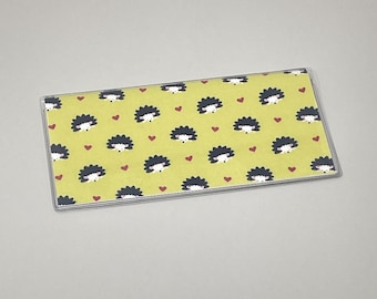 Checkbook Cover Hedgehogs