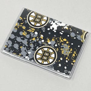Porte-cartes Mini portefeuille des Bruins de Boston Hockey