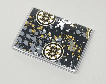 Card Case Mini Wallet Boston Bruins Hockey