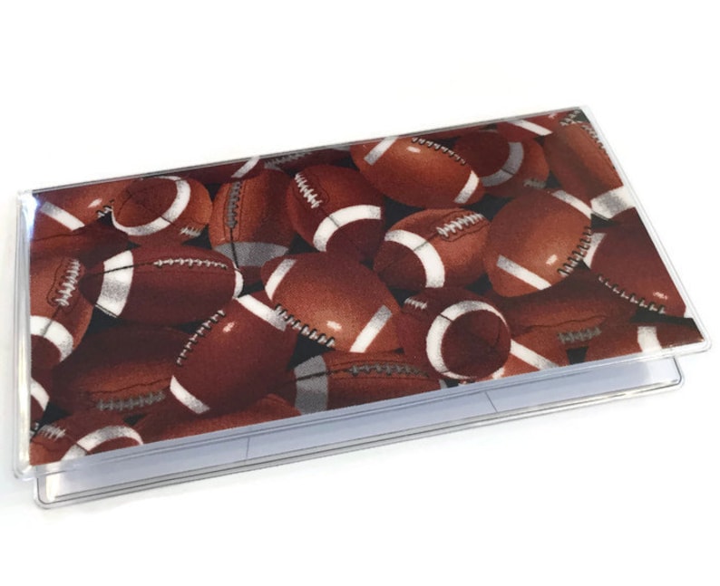 Checkbook Cover Football