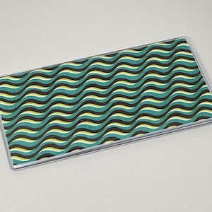 Checkbook Cover Waves