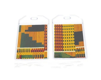 Luggage Tags Set of 2 African