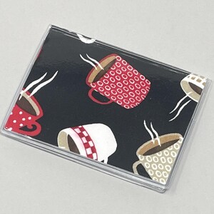Card Case Mini Wallet Coffee Cups