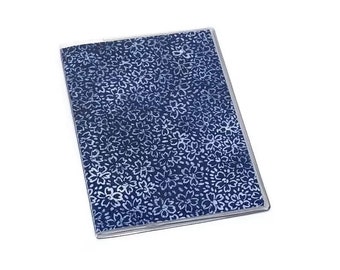 Passport Cover Blue Flowers