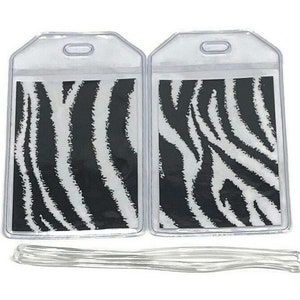 Luggage Tags Set of 2 Zebra
