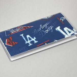 Cubierta de chequera vintage de los Dodgers de Los Ángeles