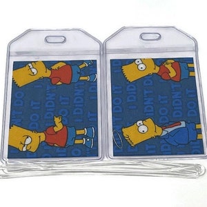 Luggage Tags Set of 2 Bart Simpson