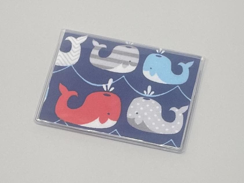 Card Case Mini Wallet Whales