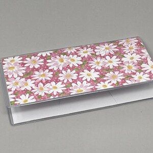 Checkbook Cover Daisy Pink image 2