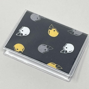 Mini carteira para cartão Capacetes de futebol