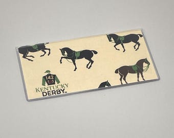 Checkbook Cover Kentucky Derby