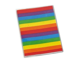 Regenbogen Streifen Passhülle