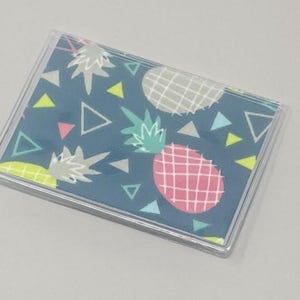 Kartenetui Mini Geldbörse Ananas Bright