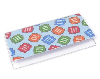 Checkbook Cover Scrabble Tiles