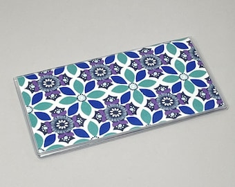 Royal Purple Copertina Per Libretto Assegni In Vinile - Colore Blu