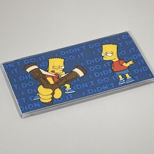 Checkbook Cover Bart Simpson