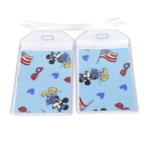 Luggage Tags Set of 2 Minnie Mouse Patriotic