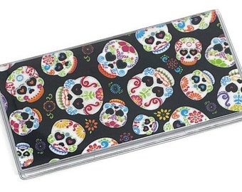 Checkbook Cover Skulls