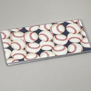 Funda de chequera de béisbol