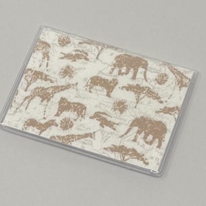 Card Case Mini Wallet Safari