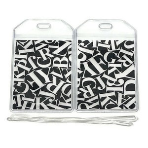 Luggage Tags Set of 2 Alphabet Letters