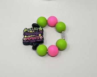 Tumbler Cup Handle Charm | Purse Charm | Bag Charm | Backpack Charm | Silicone Charm | Collect Beautiful Moments