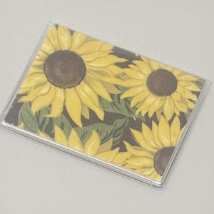 Porte-cartes Mini portefeuille Tournesols