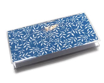 Checkbook Cover Vine Teal