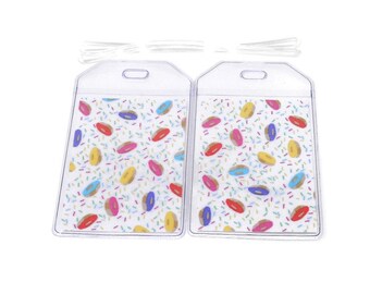 Luggage Tags Set of 2 Donuts & Sprinkles