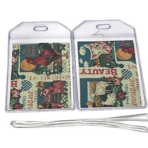 Luggage Tags Set of 2 Farm Life