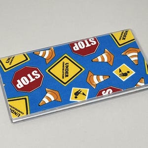 Couverture de chéquier en construction