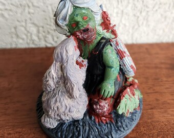 Zombie Angel with Rabbit - Gore, Horror, Undead, Halloween, Bunny