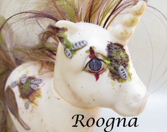 Zombie Infection - My Little Pony - Turkey Leg with Maggots - Renaissance Fair - Custom, OOAK, Halloween, Unicorn
