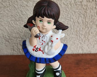 Alice Madness Returns Figurine - Alice in Wonderland - Vorpal Blade - White Rabbit - Halloween