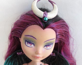 Elara - Fantasy, Fae, Moon, Lunar, Sorceress - Doll, Custom, OOAK - Magic, Magician - EAH, Ever After High, MH, Monster High