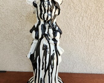 Gothic Haunted Victorian Girl - doll figure figurine melting horror creepy decor