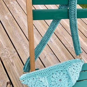 Turquoise blue fanny pack