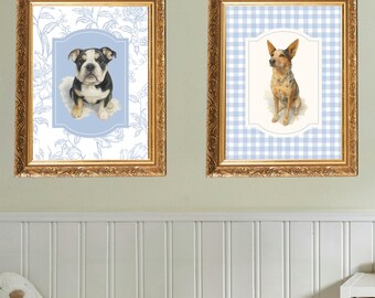 The Molly and B - Custom Pet Portraits