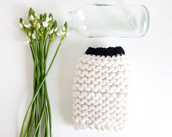 chunky knitted bottle cover EMME