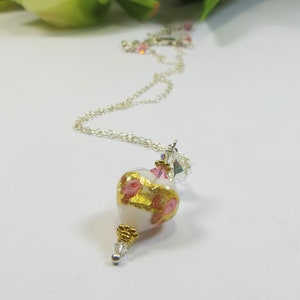 Crystal Cage Necklace, Handmade Gift for Her Mom Wife Sister